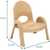 image:imageAngeles Value Stack 11 Child Chair Shamrock Green 4 Pack Stackable Ergonomic Seating Solution for Classrooms and HomeschoolsNatural Tan