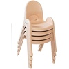 image:imageAngeles Value Stack 11 Child Chair Shamrock Green 4 Pack Stackable Ergonomic Seating Solution for Classrooms and HomeschoolsNatural Tan