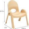 image:imageAngeles Value Stack 11 Child Chair Shamrock Green 4 Pack Stackable Ergonomic Seating Solution for Classrooms and HomeschoolsNatural Tan