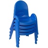 image:imageAngeles Value Stack 11 Child Chair Shamrock Green 4 Pack Stackable Ergonomic Seating Solution for Classrooms and HomeschoolsRoyal Blue