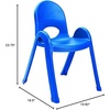 image:imageAngeles Value Stack 11 Child Chair Shamrock Green 4 Pack Stackable Ergonomic Seating Solution for Classrooms and HomeschoolsRoyal Blue