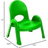 image:imageAngeles Value Stack 11 Child Chair Shamrock Green 4 Pack Stackable Ergonomic Seating Solution for Classrooms and HomeschoolsShamrock Green