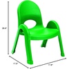 image:imageAngeles Value Stack 11 Child Chair Shamrock Green 4 Pack Stackable Ergonomic Seating Solution for Classrooms and HomeschoolsShamrock Green