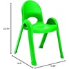 image:imageAngeles Value Stack 11 Child Chair Shamrock Green 4 Pack Stackable Ergonomic Seating Solution for Classrooms and HomeschoolsShamrock Green