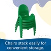 image:imageAngeles Value Stack 11 Child Chair Shamrock Green 4 Pack Stackable Ergonomic Seating Solution for Classrooms and HomeschoolsShamrock Green