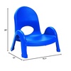 image:imageAngeles Value Stack 5 Child Chair Royal Blue 4 Pack Stackable Ergonomic Seating Solution for Classrooms and Homeschools