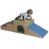 image:imageChildrens Factory  CF805172 3 Piece Over and Under Tunnel Climber Indoor Toddler and Baby Climbing Toy Soft Play Climber Toddler TunnelWoodland
