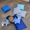 image:imageChildrens Factory 17 Puffy Pillows Toddler Classroom Pillows for Preschool or Daycare Durable StainResistant Vegan Leather Tranquility 6 PackTranquility