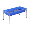 image:imageChildrens Factory 24 Large Sensory Table Sandbox with Lid Water Table for Kids Blue  Sandbox with Locking Casters for Indoor or Outdoor Use RustResistant Sensory Bin for Classrooms Preschools and Daycares24