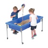 image:imageChildrens Factory 24 Large Sensory Table Sandbox with Lid Water Table for Kids Blue  Sandbox with Locking Casters for Indoor or Outdoor Use RustResistant Sensory Bin for Classrooms Preschools and Daycares24