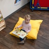 image:imageChildrens Factory 27 Cozy Pillow Set of 4 Flexible Seating for Preschools Daycares or Playroom Decor ElementsYellow
