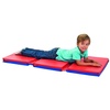 image:imageChildrens Factory 3 Section Toddler Nap Mats 2 inch Thick Toddler Sleeping Mats for Preschools and Daycares Easy to Clean Folding Nap Pad 1 Pack