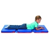 image:imageChildrens Factory 3 Section Toddler Nap Mats 2 inch Thick Toddler Sleeping Mats for Preschools and Daycares Easy to Clean Folding Nap Pad 1 Pack