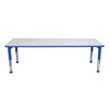 image:imageChildrens Factory AB6554PB As We Grow School Table 30x60 Adjustable Height 1622 H GrayBlue Kids Daycare Preschool or Classroom Study amp Activity TableBluegray
