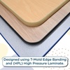image:imageChildrens Factory AB6554PB As We Grow School Table 30x60 Adjustable Height 1622 H GrayBlue Kids Daycare Preschool or Classroom Study amp Activity TableBluegray