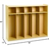 image:imageChildrens Factory ANG7158 Value Line 5Section Locker Kids Classroom or Toddler Daycare Coat Rack amp Cubby Storage Shelves Wooden