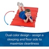 image:imageChildrens Factory Angels 2 Thick Toddler Nap Mat RedBlue 4 Section Waterproof Sleeping Mat for use in Preschools and Daycares  Comfortable 4Section Sleep Mat FoamFilled Kids Mat WaterResistant Folding Nap Mats for Daycare and Preschool