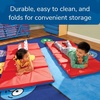 image:imageChildrens Factory Angels 2 Thick Toddler Nap Mat RedBlue 4 Section Waterproof Sleeping Mat for use in Preschools and Daycares  Comfortable 4Section Sleep Mat FoamFilled Kids Mat WaterResistant Folding Nap Mats for Daycare and Preschool