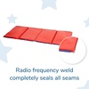 image:imageChildrens Factory Angels 2 Thick Toddler Nap Mat RedBlue 4 Section Waterproof Sleeping Mat for use in Preschools and Daycares  Comfortable 4Section Sleep Mat FoamFilled Kids Mat WaterResistant Folding Nap Mats for Daycare and Preschool