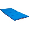 image:imageChildrens Factory Angels 2 Thick Toddler Nap Mat RedBlue 4 Section Waterproof Sleeping Mat for use in Preschools and Daycares  Comfortable 4Section Sleep Mat FoamFilled Kids Mat WaterResistant Folding Nap Mats for Daycare and Preschool