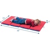 image:imageChildrens Factory Angels 2 Thick Toddler Nap Mat RedBlue 4 Section Waterproof Sleeping Mat for use in Preschools and Daycares  Comfortable 4Section Sleep Mat FoamFilled Kids Mat WaterResistant Folding Nap Mats for Daycare and Preschool