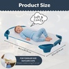 image:imageChildrens Factory Angels Rest Gingham Cot Sheet ToddlerSize AFB5700TG Kids Daycare Classroom or Preschool PolyCotton Fitted Nap Sheet with Elastic StrapsWhite