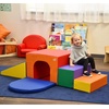 image:imageChildrens Factory Baby Crawling Tunnel Foam Climbing Blocks for Toddlers Soft Homeschool Jungle GymPrimary