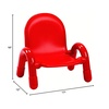image:imageChildrens Factory Baseline 5 Child Chair  Candy Apple Red