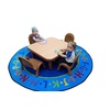 image:imageChildrens Factory Baseline Toddler Square Table and Chairs Set Natural Wood  Includes One 30 12 High Square Table and Four 5 High Chairs  Durable Lightweight Easy to Move
