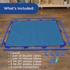 image:imageChildrens Factory Big Screen PlayPanel Kids Room Divider Classroom Privacy Screen Sky Blue  WaterResistant Vinyl Room Divider Panel Replacement Privacy Screen for Daycare or Preschool Cantilever Feet Not IncludedDeep Water
