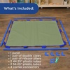 image:imageChildrens Factory Big Screen PlayPanel Kids Room Divider Classroom Privacy Screen Sky Blue  WaterResistant Vinyl Room Divider Panel Replacement Privacy Screen for Daycare or Preschool Cantilever Feet Not IncludedSage