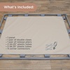 image:imageChildrens Factory Big Screen PlayPanel Kids Room Divider Classroom Privacy Screen Sky Blue  WaterResistant Vinyl Room Divider Panel Replacement Privacy Screen for Daycare or Preschool Cantilever Feet Not IncludedSand