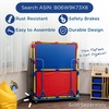 image:imageChildrens Factory Big Screen PlayPanel Kids Room Divider Classroom Privacy Screen Sky Blue  WaterResistant Vinyl Room Divider Panel Replacement Privacy Screen for Daycare or Preschool Cantilever Feet Not IncludedRed