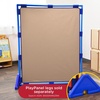 image:imageChildrens Factory Big Screen PlayPanel Kids Room Divider Classroom Privacy Screen Sky Blue  WaterResistant Vinyl Room Divider Panel Replacement Privacy Screen for Daycare or Preschool Cantilever Feet Not IncludedAlmond