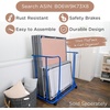 image:imageChildrens Factory Big Screen PlayPanel Kids Room Divider Classroom Privacy Screen Sky Blue  WaterResistant Vinyl Room Divider Panel Replacement Privacy Screen for Daycare or Preschool Cantilever Feet Not IncludedSand