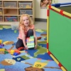 image:imageChildrens Factory Big Screen PlayPanel Kids Room Divider Classroom Privacy Screen Sky Blue  WaterResistant Vinyl Room Divider Panel Replacement Privacy Screen for Daycare or Preschool Cantilever Feet Not IncludedGreen