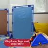 image:imageChildrens Factory Big Screen PlayPanel Kids Room Divider Classroom Privacy Screen Sky Blue  WaterResistant Vinyl Room Divider Panel Replacement Privacy Screen for Daycare or Preschool Cantilever Feet Not IncludedDeep Water