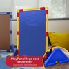 image:imageChildrens Factory Big Screen PlayPanel Kids Room Divider Classroom Privacy Screen Sky Blue  WaterResistant Vinyl Room Divider Panel Replacement Privacy Screen for Daycare or Preschool Cantilever Feet Not IncludedBlue