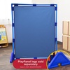 image:imageChildrens Factory Big Screen PlayPanel Kids Room Divider Classroom Privacy Screen Sky Blue  WaterResistant Vinyl Room Divider Panel Replacement Privacy Screen for Daycare or Preschool Cantilever Feet Not IncludedDeep Water