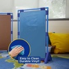image:imageChildrens Factory Big Screen PlayPanel Kids Room Divider Classroom Privacy Screen Sky Blue  WaterResistant Vinyl Room Divider Panel Replacement Privacy Screen for Daycare or Preschool Cantilever Feet Not IncludedDeep Water