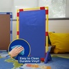 image:imageChildrens Factory Big Screen PlayPanel Kids Room Divider Classroom Privacy Screen Sky Blue  WaterResistant Vinyl Room Divider Panel Replacement Privacy Screen for Daycare or Preschool Cantilever Feet Not IncludedBlue