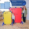image:imageChildrens Factory Big Screen PlayPanel Kids Room Divider Classroom Privacy Screen Sky Blue  WaterResistant Vinyl Room Divider Panel Replacement Privacy Screen for Daycare or Preschool Cantilever Feet Not IncludedSky Blue