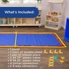 image:imageChildrens Factory Big Screen Right Angle PlayPanel Kids Room Divider Classroom Privacy Screen Blue
