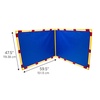 image:imageChildrens Factory Big Screen Right Angle PlayPanel Kids Room Divider Classroom Privacy Screen Blue