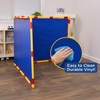 image:imageChildrens Factory Big Screen Right Angle PlayPanel Kids Room Divider Classroom Privacy Screen Blue