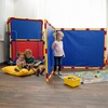 image:imageChildrens Factory Big Screen Right Angle PlayPanel Kids Room Divider Classroom Privacy Screen Blue