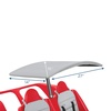 image:imageChildrens Factory ByeBye Bus Canopy for Kids Wagon Buggy Outdoor Sun Protection for Toddlers 27 x 14 x 16 Grey