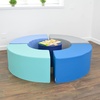 image:imageChildrens Factory CF805324TRQ 5Piece Curve Seating Tranquility Classroom or Daycare Furniture Kids Preschool Reading Nook Flexible Seating