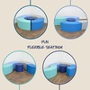 image:imageChildrens Factory CF805324TRQ 5Piece Curve Seating Tranquility Classroom or Daycare Furniture Kids Preschool Reading Nook Flexible Seating