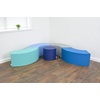 image:imageChildrens Factory CF805324TRQ 5Piece Curve Seating Tranquility Classroom or Daycare Furniture Kids Preschool Reading Nook Flexible Seating